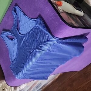 VEUC Wms Striped T-back Sports Yoga Tank